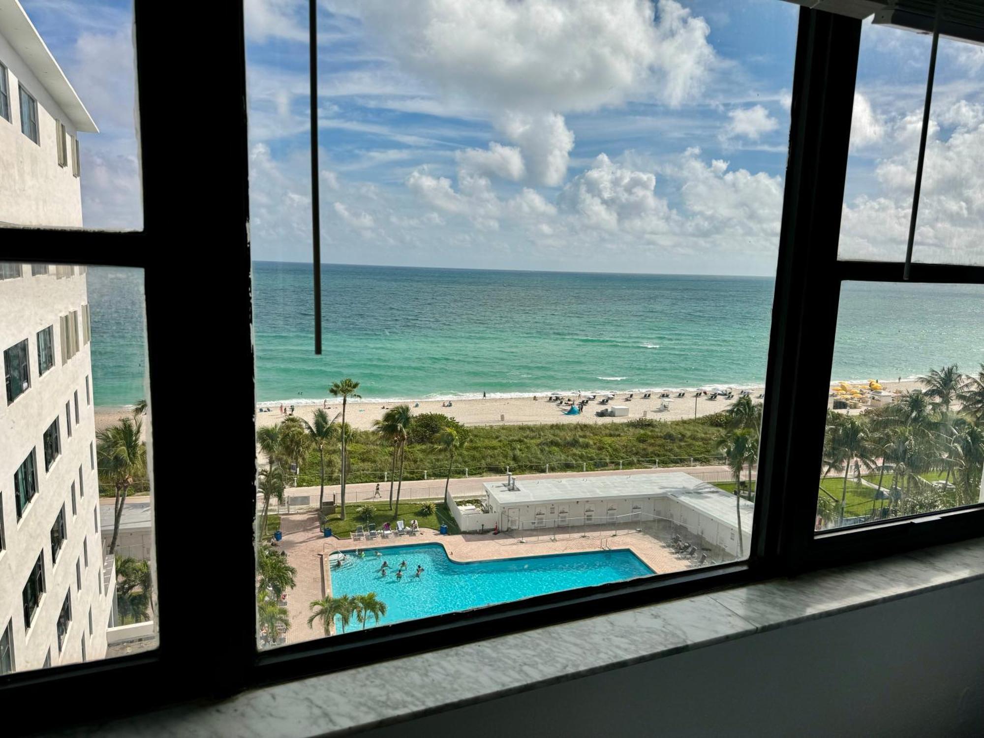 מיאמי ביץ' Directly On The Beach With Pool & Ocean View מראה חיצוני תמונה